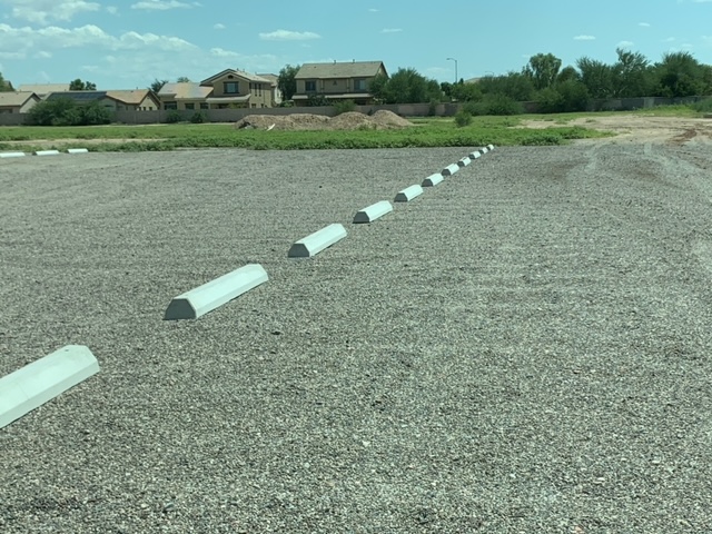 concrete Parking stops in Scottsdale AZ