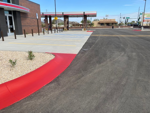 Fire Lane Curb Painting