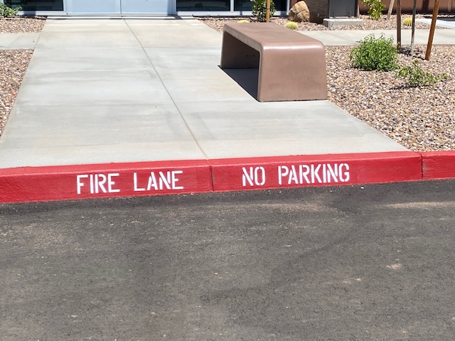 Fire Lane painting
