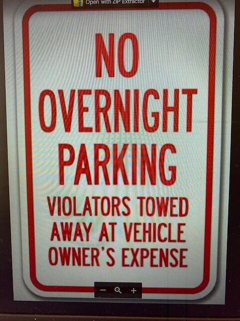 Parking Lot signs